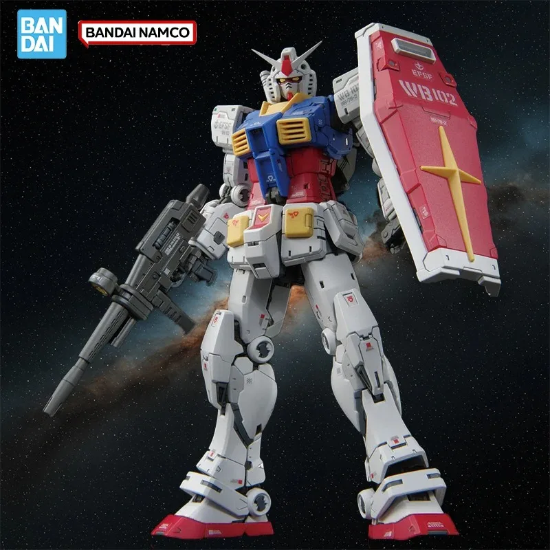 

Bandai Original RG 1/144 RX-78-2 Anime Character Model Assembled Toys Moving Humanoid Toy Collection Gift Model