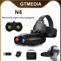 GTMEDIA N4 Night Vision Binoculars,300m IR, 1080P HD 5X Zoom, 7-Level Adjustable, use photo and video,Day/Night Hunting Wildlife