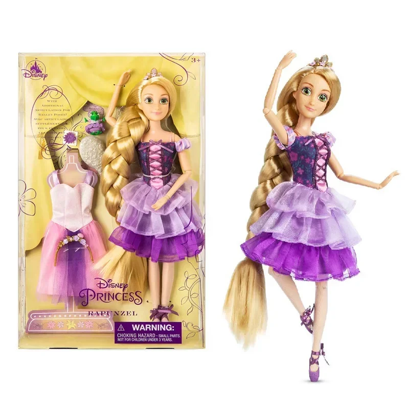 30cm Disney Action Figure Toy Rapunzel Ballet Model Anime Decoration Pvc Collection Figurine Toy Model Children Birthdays Gifts