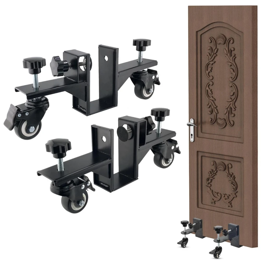 Heavy-Duty Door Installation Kit 2-Piece Door Dolly Front and Slab Doors Door Lifter