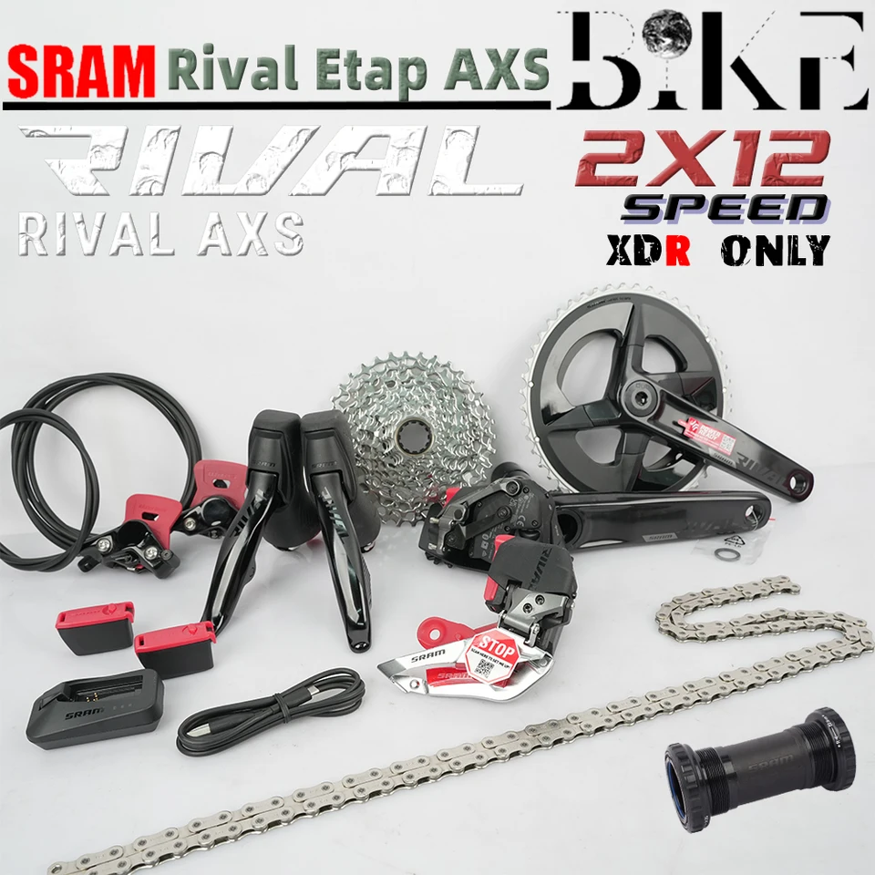 SRAM RIVAL ETAP AXS 2x12s 12 speed Road bike kit hydraulic shift