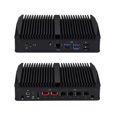 DIY Soft Router Gateway By Qotom Mini PC Q10900H6 Series N100/ I3-N305 Processor 2x 10G LAN 4x 2.5G LAN DDR5 RAM 1U Rack Option