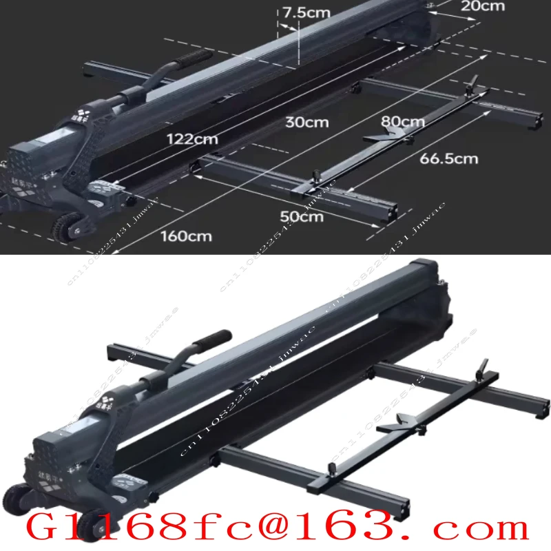 Tile Push Knife Manual Slate Floor Brick Cutting Machine High Precision Industrial Grade Large Slab Track Push-pull Knife