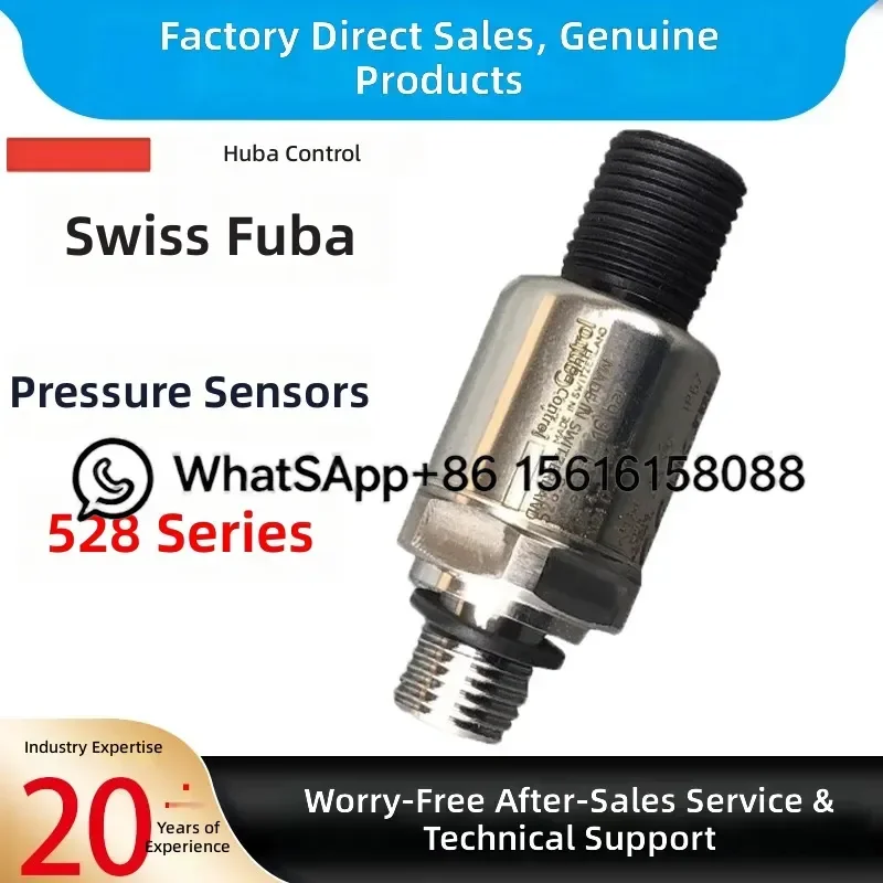huba-control-528-series-hydraulic-pneumatic-pressure-sensor-transducer-industrial-fluid-gas-air-pressure-switch-sku-huba528