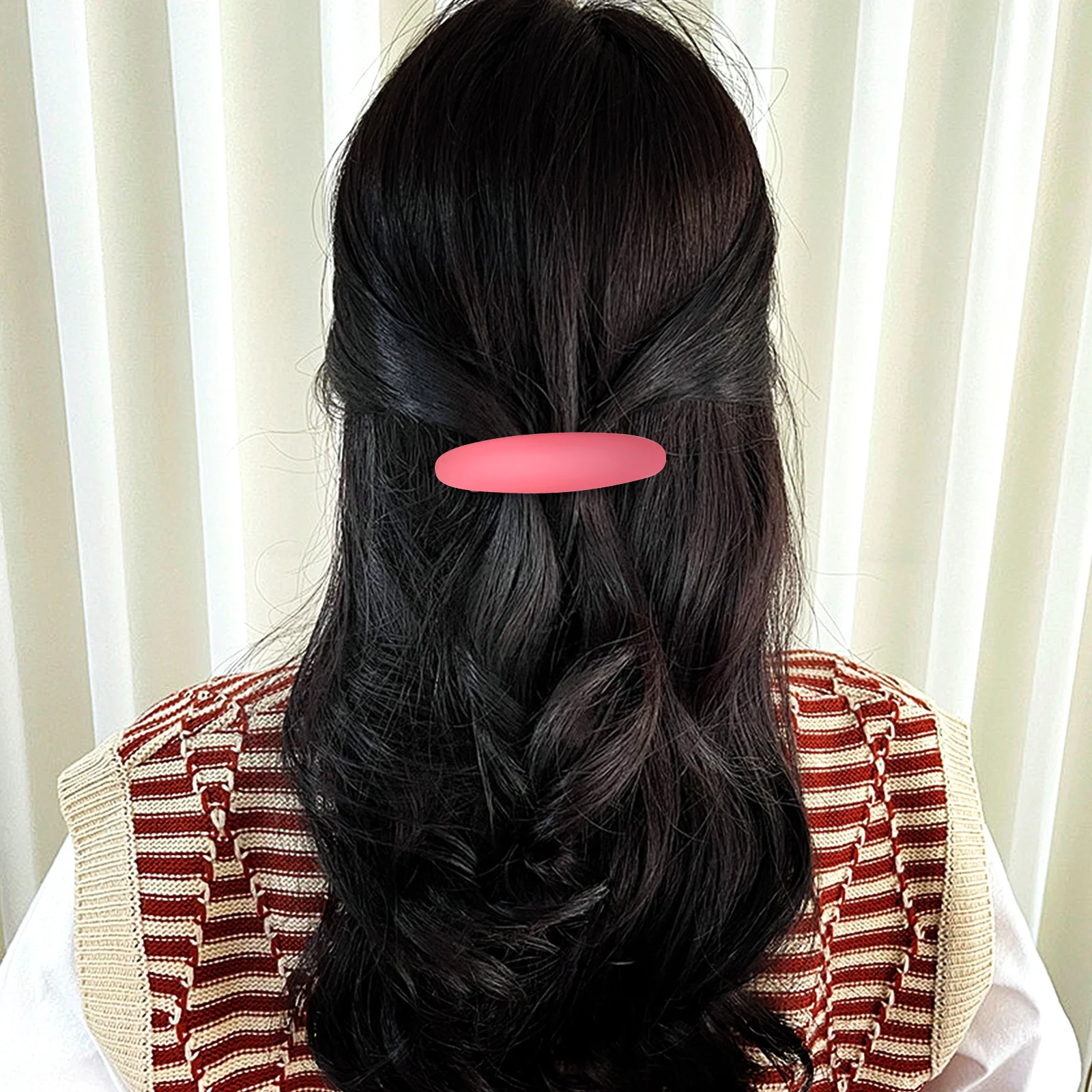 

5 Pcs French Vintage Hairpin Miss Clip Long Clips Plastic Accessory Ponytail Barrette
