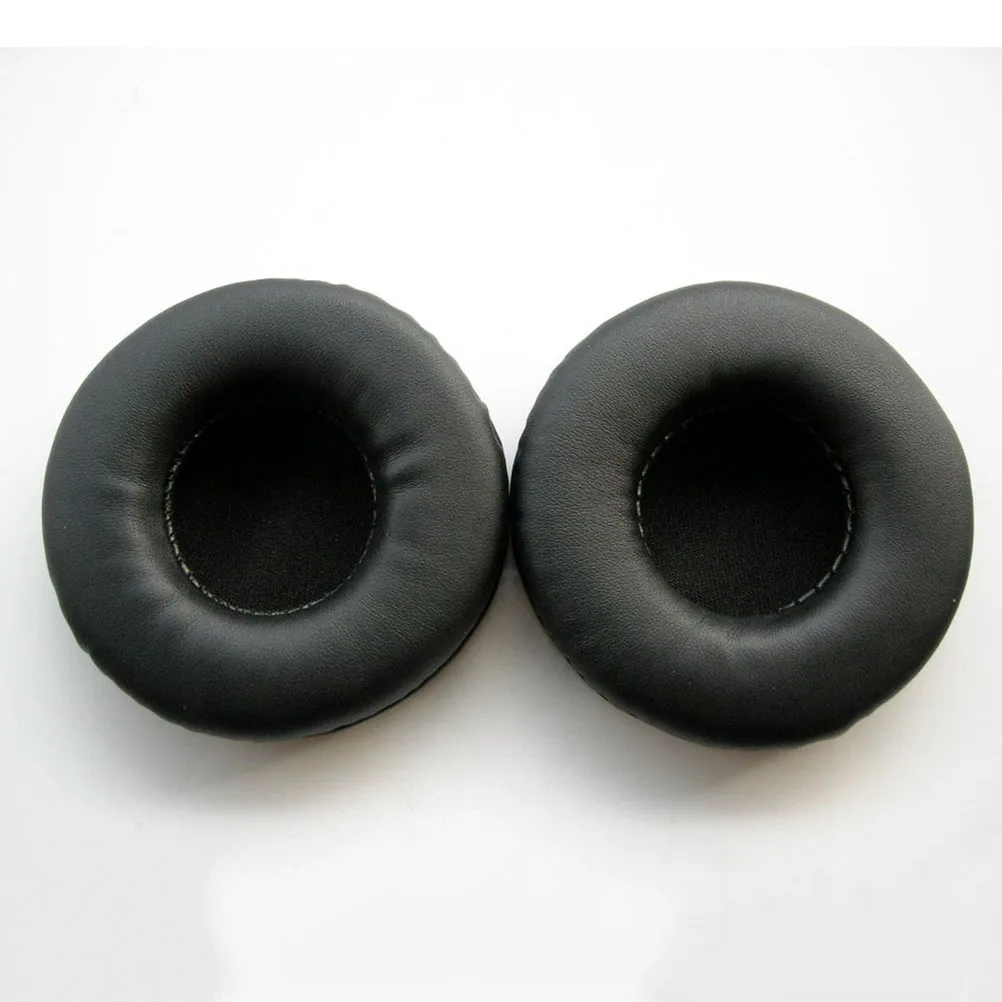 2pcs Round Headphone Earpad Replacement 7.5Cm Ear Cushion High Elasticity Sponge For Noise Reduction Sound Upgrade