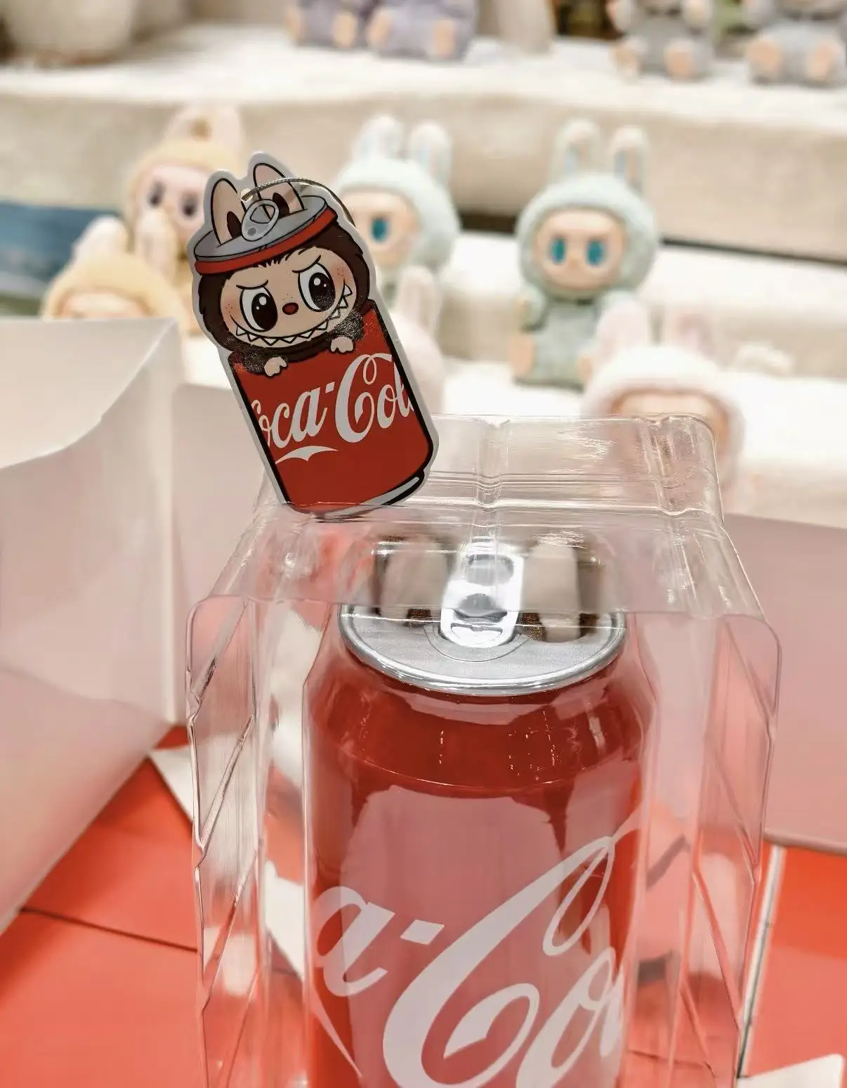 POP MART MONSTERS Coca-Cola Series Kawaii Vinyl Figure Mystery Blind Box Collectible Toy for Desktop Decoration Gift