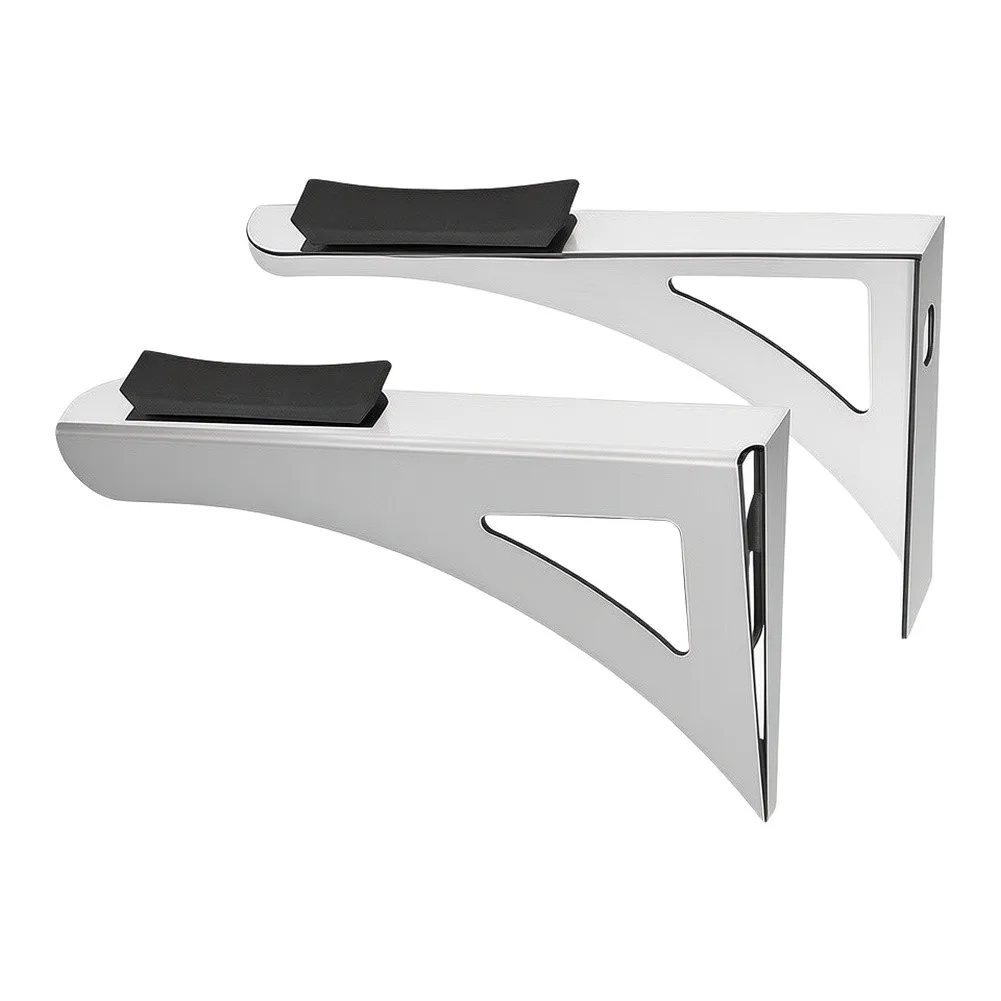 Stainless Steel Wall Mounted Heater Bracket Adjustable Length Heavy/Duty Support Rack For Household Use Easy Installation