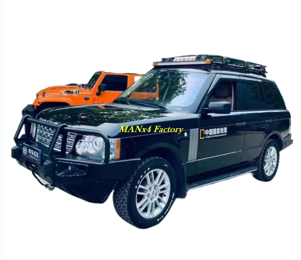

TOP MANx4 Steel Front Bumper Bull Bar Nudge Bar for Range Rover 02-12 L322