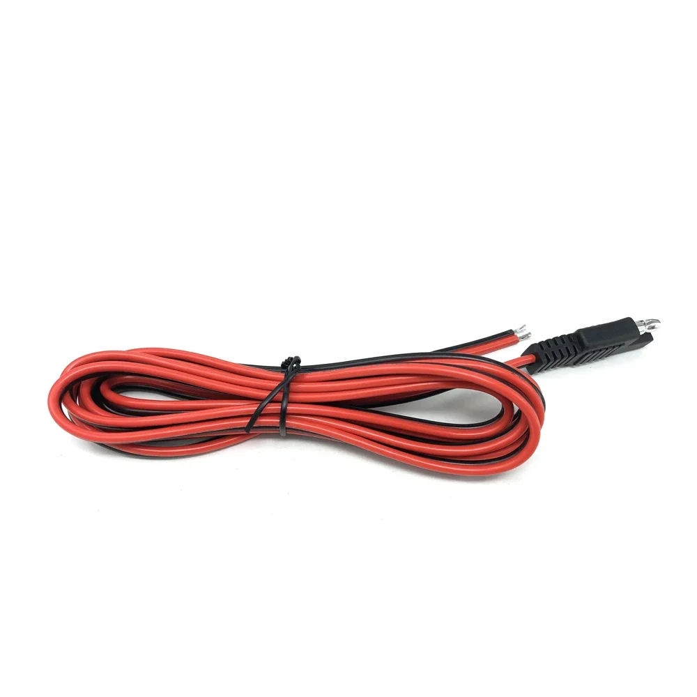 Cable de extensión automotriz SAE Power, enchufe de desconexión rápida de 18awg para cargadores de batería de Panel Solar de motocicleta y coche,