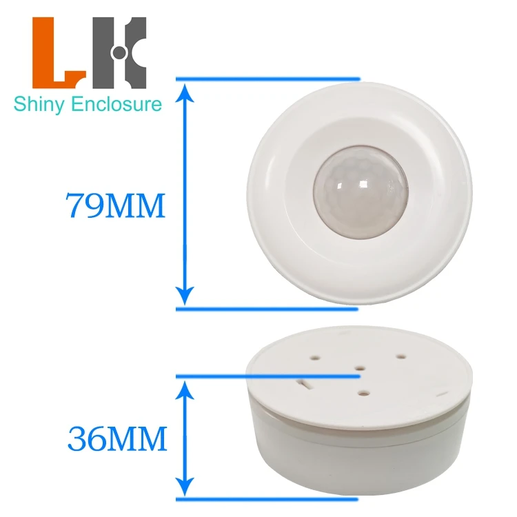 79x36mm 3AAA PIR Motion Plastic Enclosure for Wireless Alarm Detector System Diy Home Security Sensor Case Junction Box