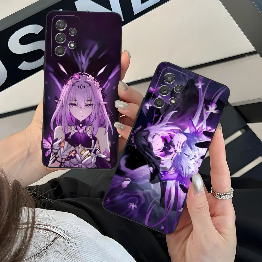 هونكاي ستار السكك الحديدية الخروع قضية الهاتف لسامسونج غالاكسي A73 72 71 70 56 55 54 53 52 36 35 34 23 16 15 5G اللون واقية #5