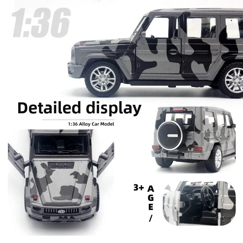 سبيكة الجمود التمويه على الطرق الوعرة التراجع انزلاق سبيكة نموذج سيارة كعكة زخرفة لعبة أطفال