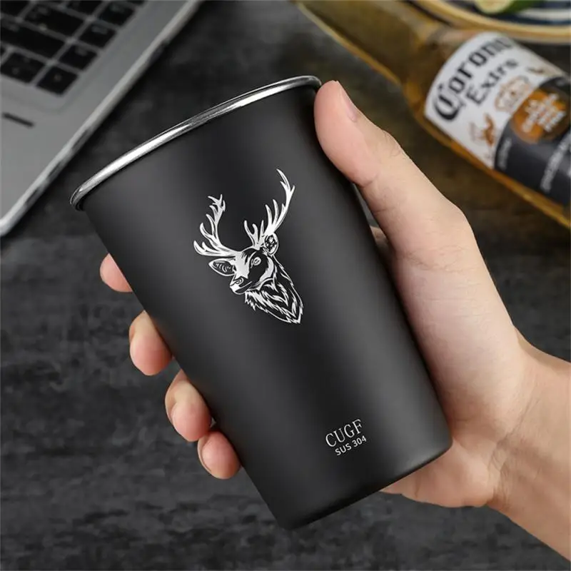 350ml/500ml Vacuum Insulated Coffee Mug Stainless Steel Metal Hot Cold Drinks Mug Reusable Thermal Cups Travel Coffee Mug