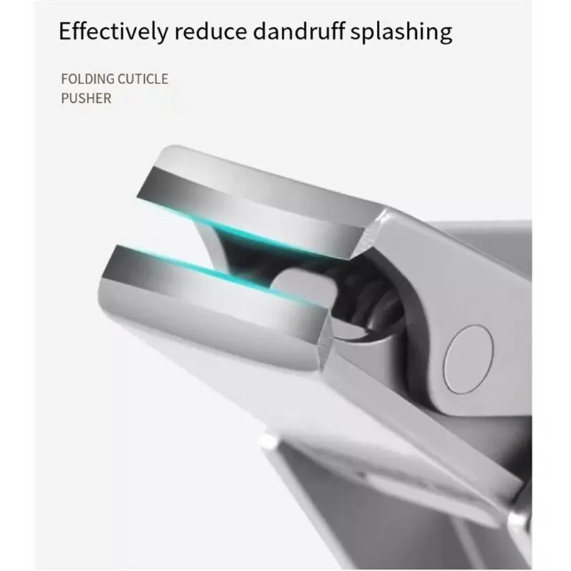Scissors Portable Travel Manicure Tools Stainless Steel Foldable Nail Clippers Deformation Resistant Design