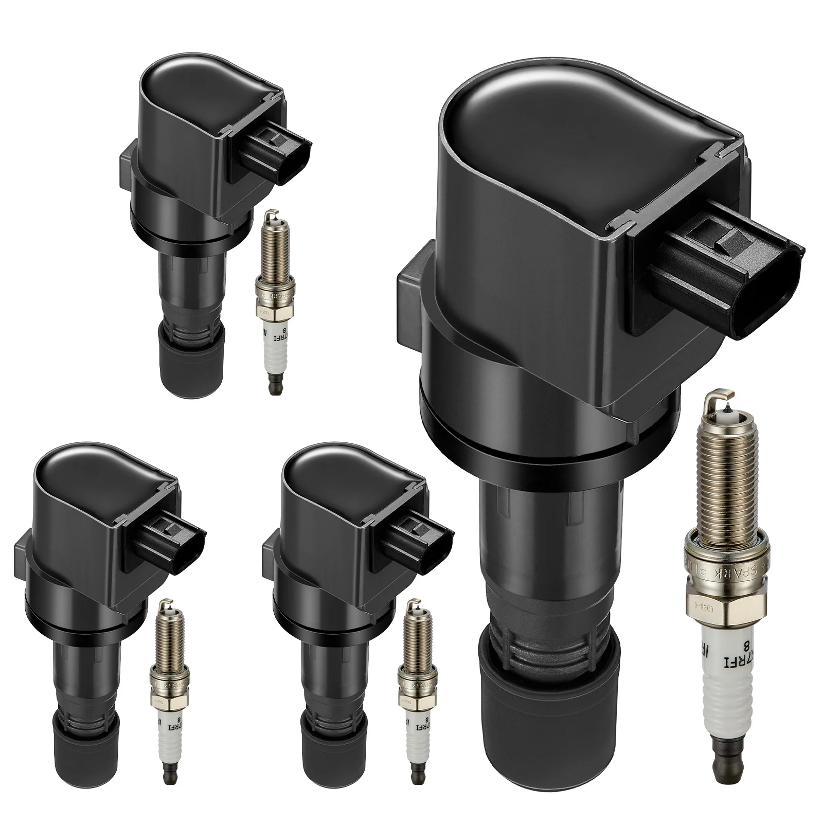 

Катушки зажигания OEM UF672 + иридиевая свеча зажигания 97390 для Honda Civic и Acura ILX 1,8L-2,0L (4 шт.)