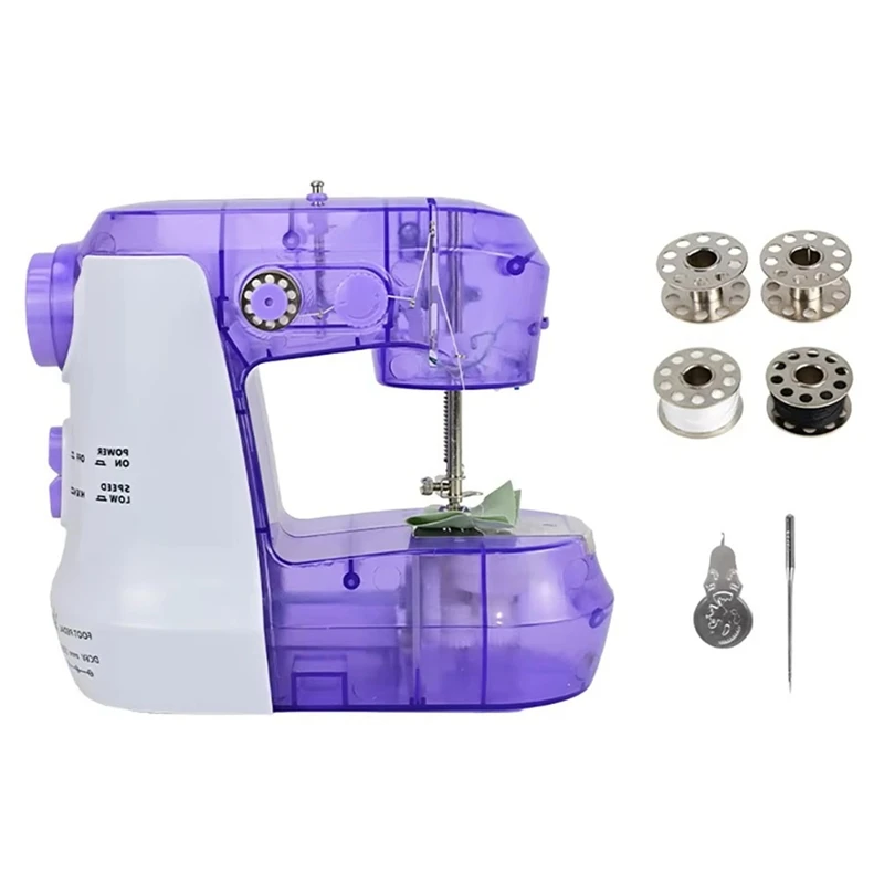 Portable Electric Sewing Machines Household Sewing Machine With Light And Speed Control For Beginner DIY Sewing EU Plug