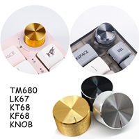 Metal Knob for TM680,LK67,RK M75,Q2.Q5 Wired/Wireless Mechanical Keyboard Kit,Upgrade Accessories,Diameter 20mm,Axis 6mm