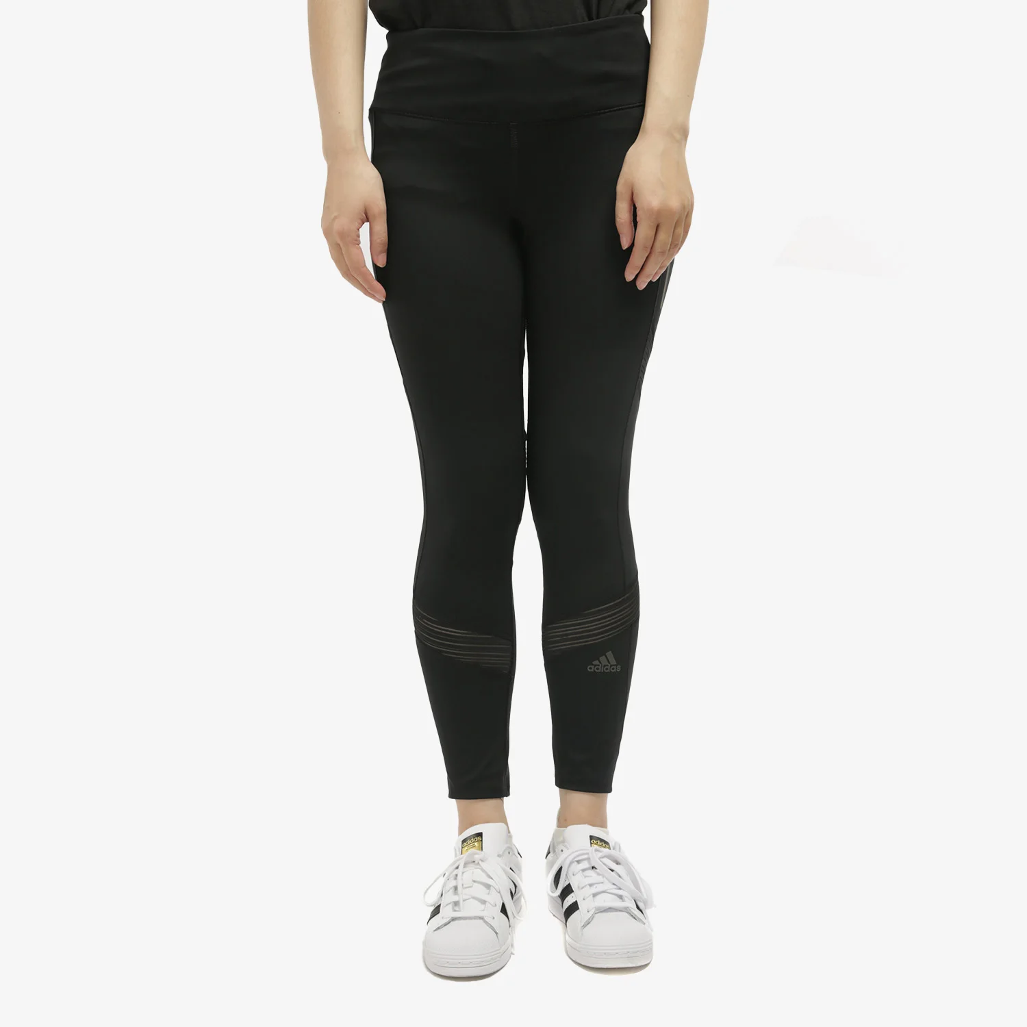 

Официальные женские спортивные узкие брюки Adidas для бега и тренировок с девятью точками DT2842