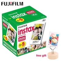10/20/50/100/200 hojas Fujifilm Instax Mini 12 película de papel fotográfico de borde blanco para Mini LiPlay 11 9 8 40 70 90 cámara instantánea EVO