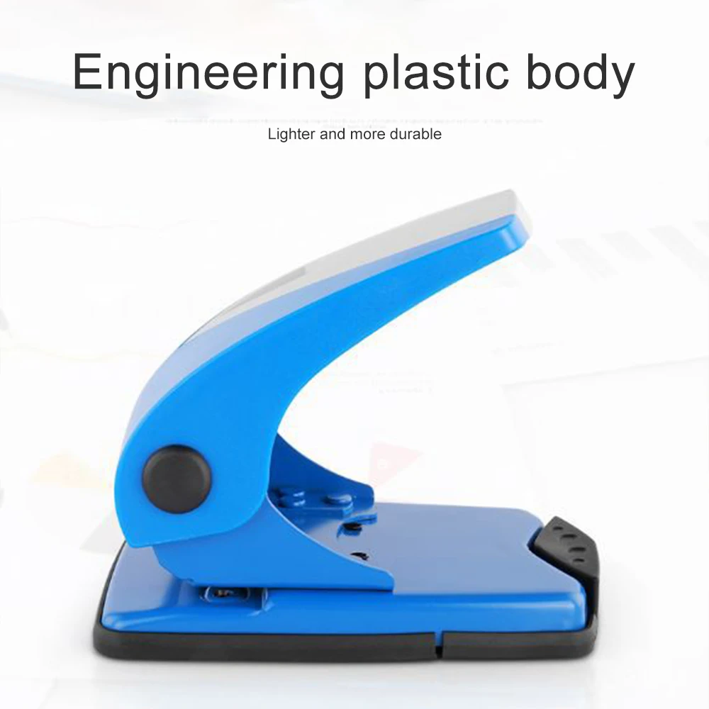 Creative 2-hole Paper Punch For Daily Document Diy Book Paper Cutter 20-sheet Puncher Craft Machine Offices Stationery 91R8