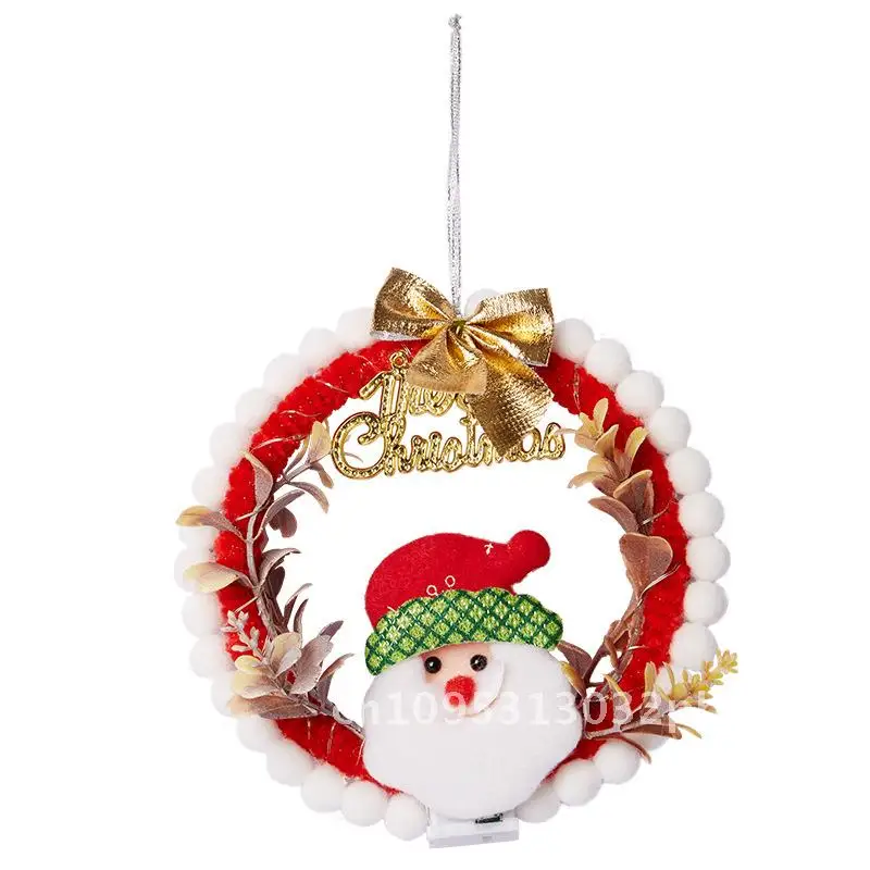 

Christmas gift handmade diy christmas wreath children making materials kindergarten christmas tree ornaments