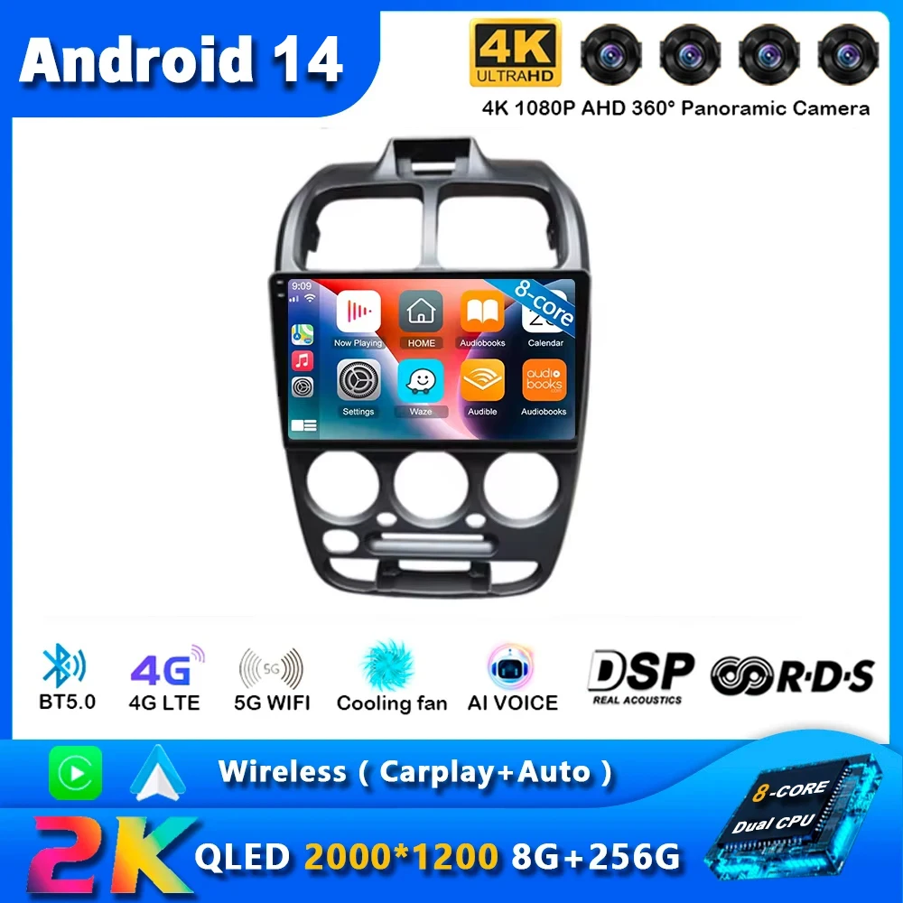 

Android 14 Car Radio For Hyundai Verna Accent 1999 2000 2001 2002 2004 - 2012 Navigation GPS Multimedia Video Player Stereo WIFI