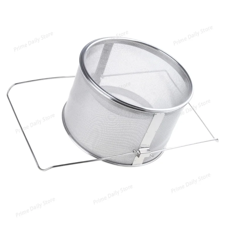 Dual-layer Stainless Steel Honey Screen Filter, Practical Beekeeping Separation Tool with effortless washing structure