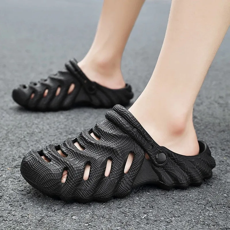 2025Summer Refreshing Breathable Comfortable High-Quality Men's Trendy Sandals Clogs Beach Shoes40-45