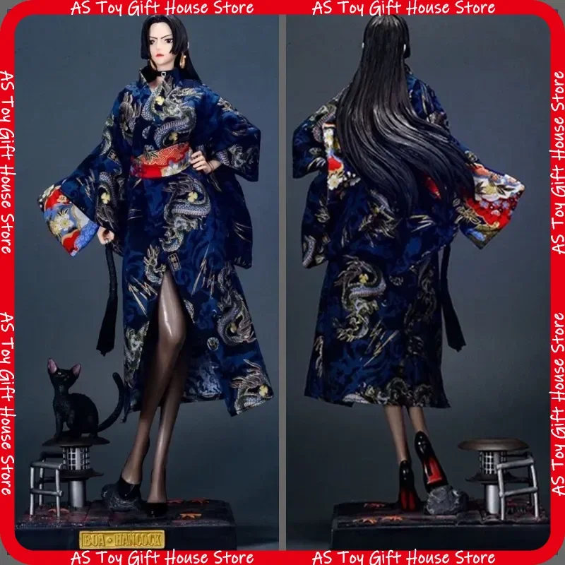 Yile Dongman One Piece Kaiserin Boa Hancock Anime-Figur Große Größe Hochwertige Kimono-Modell Desktop-Dekoration Sammlerstück