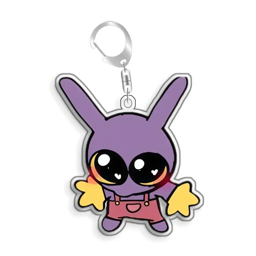 For TADC Jax Pomni Ragatha Gangle Acrylic Selfmade Cute Cartoon Anime Keychain Pendant Toy Gifts 5cm image 4