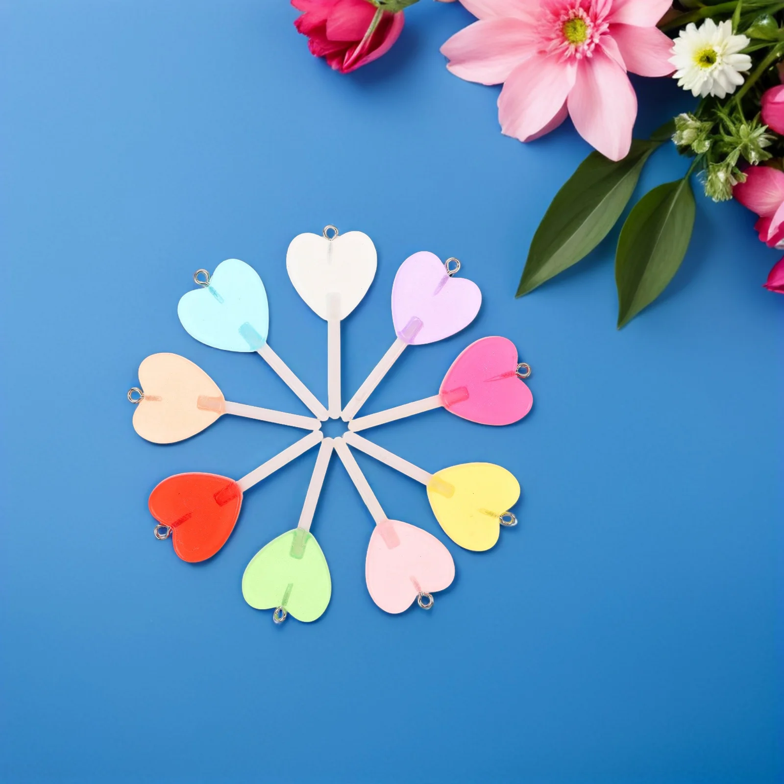 40 個樹脂キャンディロリポップチャームリアルなデザイン DIY ジュエリー作成用キャンディペンダントキーホルダーアクセサリーミニ樹脂ロリポップ