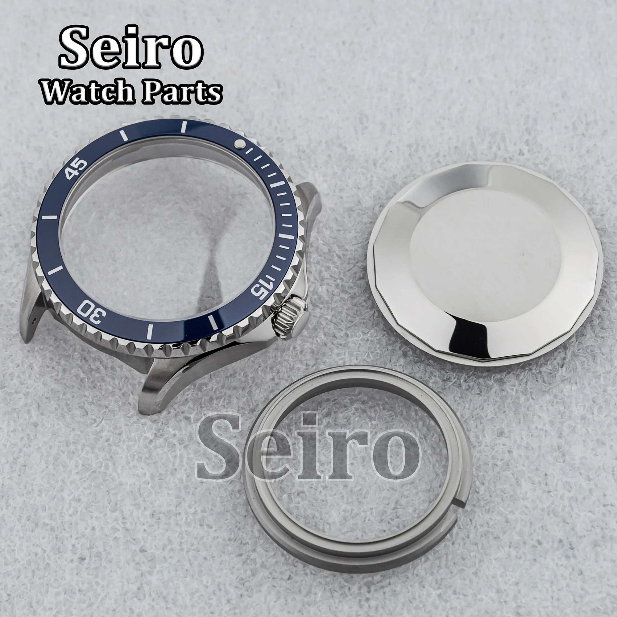 NH35 Case Dial for SUPEROCEAN 200m Waterproof Dive Watch Stainless Steel Sapphire Glass for NH35 NH36 Movement Watch Accessories