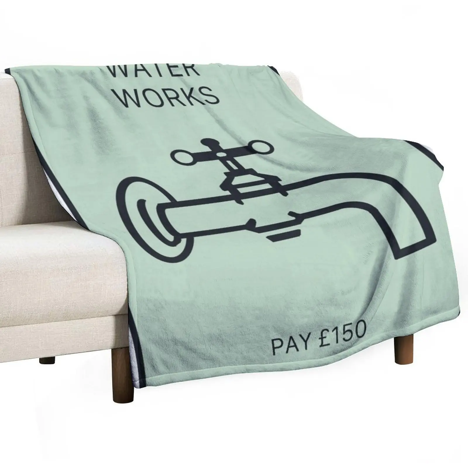 Water Works Throw Blanket Thermal Soft Beds Blankets