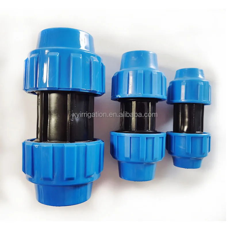 PN16 Compression Coupling Connector for HDPE PVC Farm Irrigation Pipes BSP Thread OEM Supported TechnicsConnection