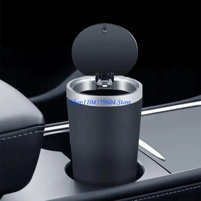

12QM Universal Car Cup Cup Cuper Clamshell мусорная корзина для хранения ведра