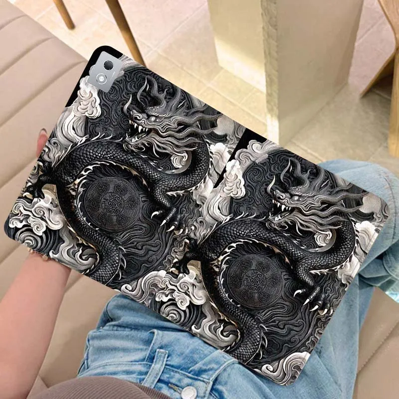

Luxury Anime Dragon Cool Tablet Case For Legion Xiaoxin Pad Y700 K10 M10 P11 K11 Pro Plus 10.6 11.5 Inch 2021 2023 2025