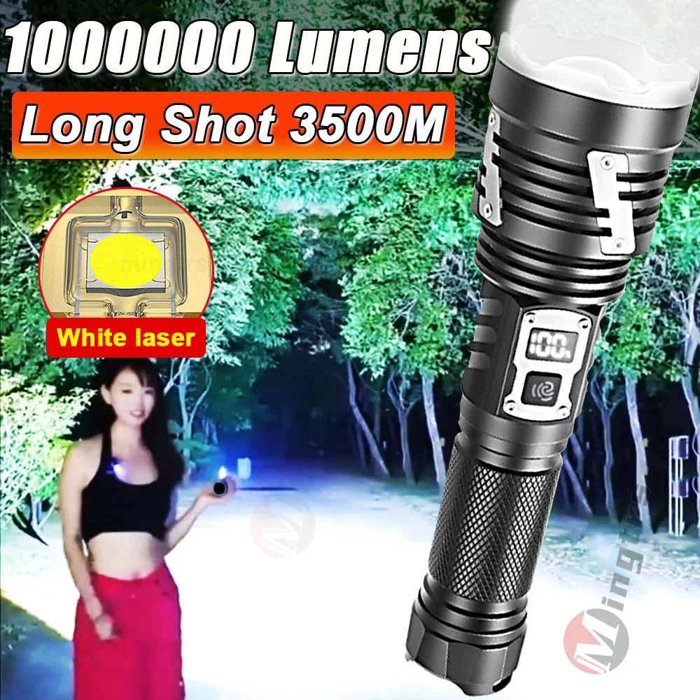 

Rechargeable Led Flashlight Lantern Super Bright Tactical Flash Light Powerful Hand Torch for Dog Walking Hiking Emergency Gift