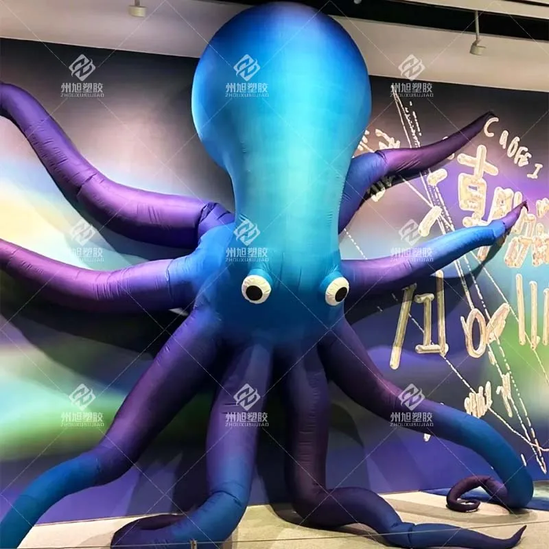 

Customized Inflatable Octopus,Blue Deep-Sea Octopus Model,Aquarium Event Decoration Props