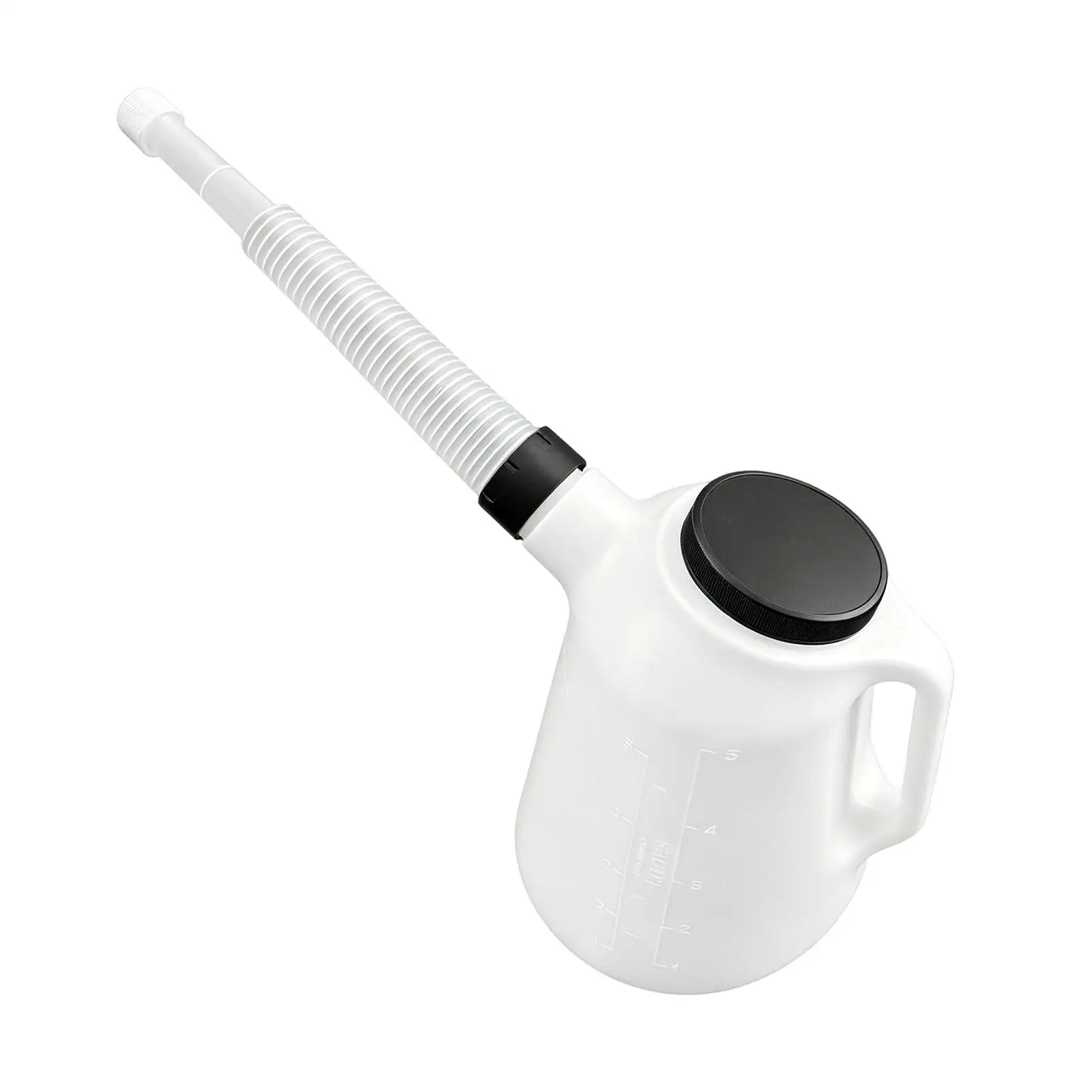 

Oil Can 5L Fluid Dispenser With Lid Oil Measuring Container For Car Engine Machine Kitchen Cooking