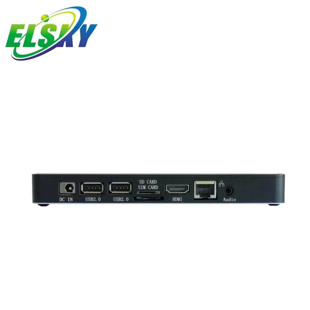 ELSKY Fanless Android Mini Pc with CPU Rockchip RK3288  4K Display 2COM RS232 Arm Motherboard USB2.0
