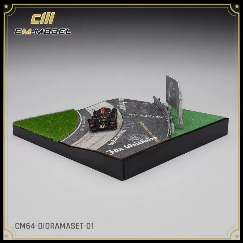 CM model 1: 64 alloy Pagani Zonda R Nürburgring Carousel Scene Car Model