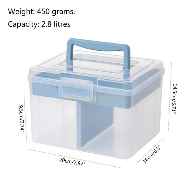 A2BE Clear Craft Stackable Storage Box Storage Tray Storage 컨테이너