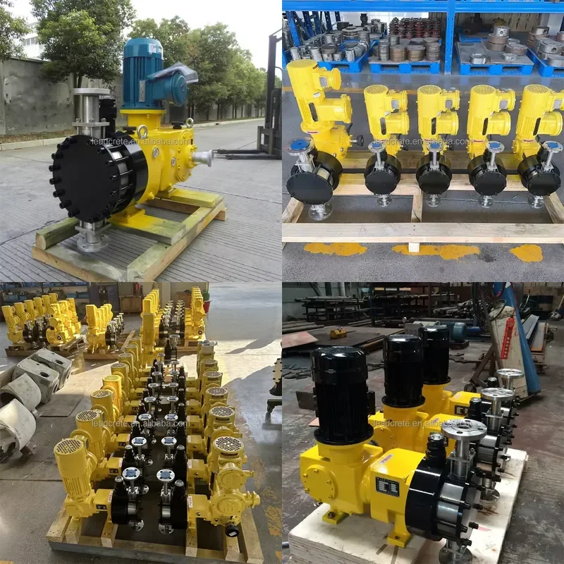 Electric motor drive hydraulic diaphragm metering pump, automatic metering pump with stroke adjustment function