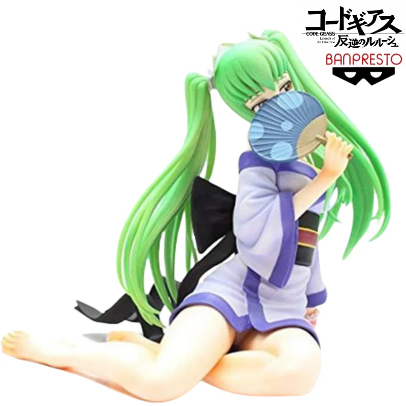 

In Stock Original Banpresto Lelouch of The Rebellion Doll C C Yukata Version Garage Model Toys Statue Collectible Ornaments