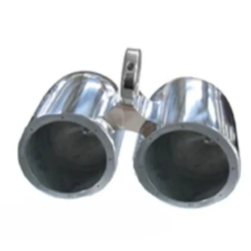 

Pair of 6.5inch Twin Aluminum Boat Wakeboard Tower Speaker Can Polished Marine Speaker Pods for Yacht and Ocean