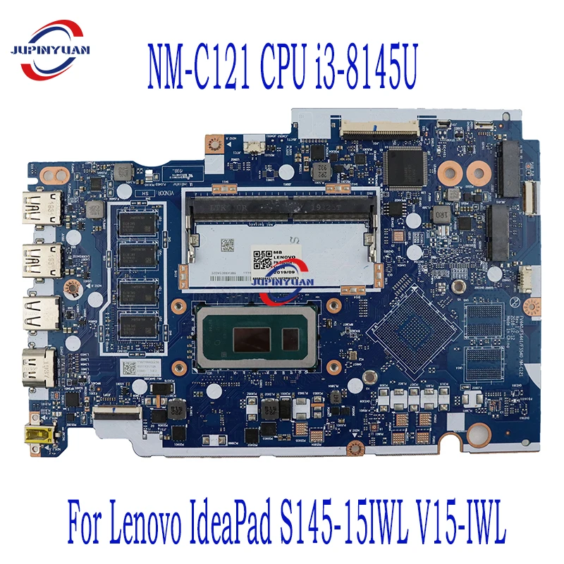 

For Lenovo IdeaPad S145-15IWL V15-IWL Laptop Motherboard NM-C121 CPU i3-8145U RAM 4G FRU 5B20S41719 100% Test OK