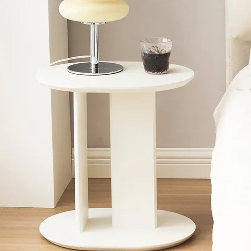 크리에이티브 발코니 커피 테이블, 거실 홈 소파 사이드 테이블, 침실 침대 옆 조명, 럭셔리 라운드 테이블 선반, 가정용 가구 