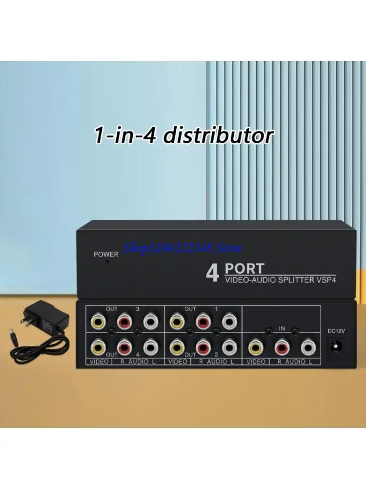 divisor-eficiente-1-p9fa-av-na-unidade-distribuicao-sinal-do-alojamento-do-metal-4-para-fora
