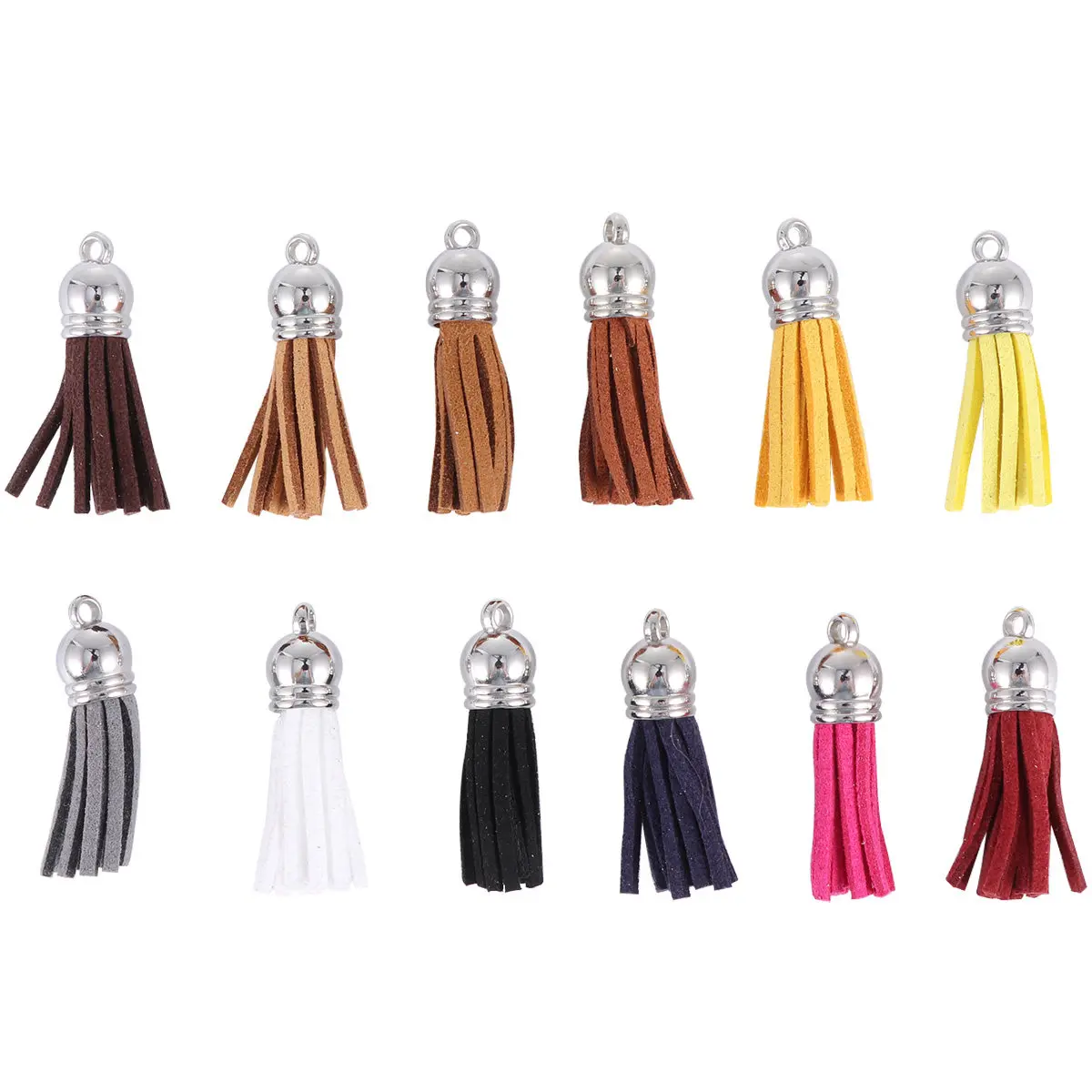 72Pcs Acrylic Key Ring Buckle Premium Material for DIY Keychains Fashion Accessory Handmade Key Holder Random Colors
